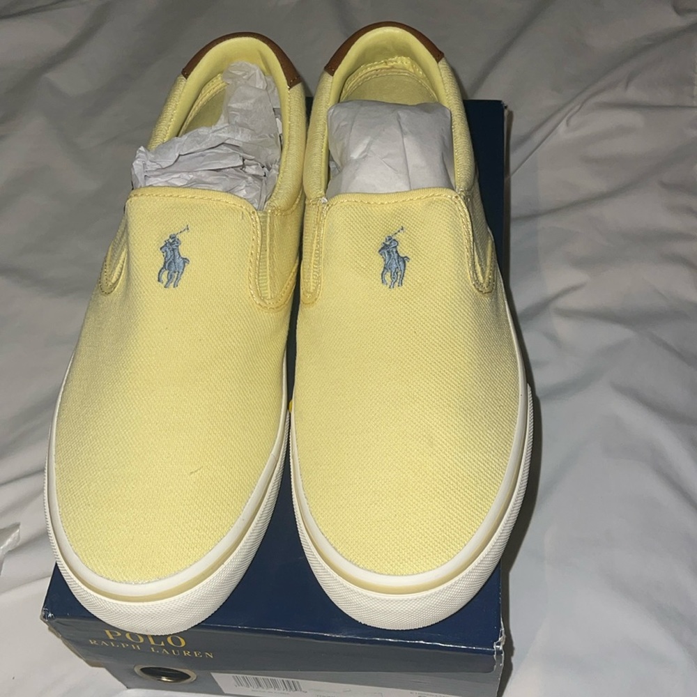 Polo By Ralph Lauren Size 8 Men Canvas Slip ons